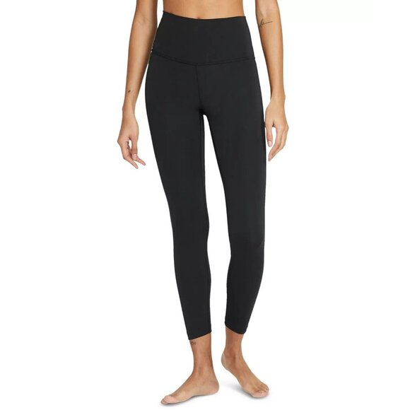 Nike Women's Size S Crochet-Trimmed 7/8 High-Waist Yoga Tights MLT3262AFA - Picture 1 of 2